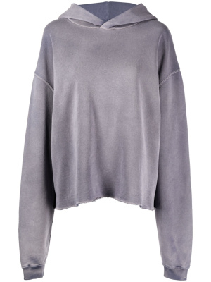 

Washed long-sleeved hoodie, Maison Margiela Washed long-sleeved hoodie