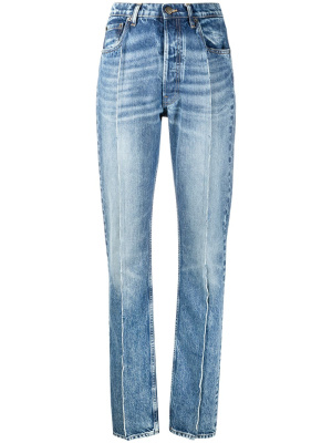 

Seam-detail high-rise jeans, Maison Margiela Seam-detail high-rise jeans