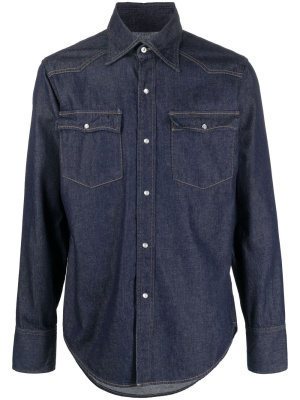 

Chest-pocket denim shirt, Maison Margiela Chest-pocket denim shirt
