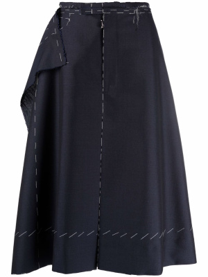 

Raw-layered knee-length shorts, Maison Margiela Raw-layered knee-length shorts