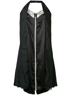 

Zip front halter slip dress, Maison Margiela Zip front halter slip dress