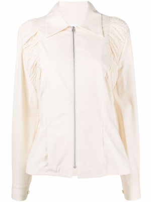 

Ruched-detail shirt, Maison Margiela Ruched-detail shirt