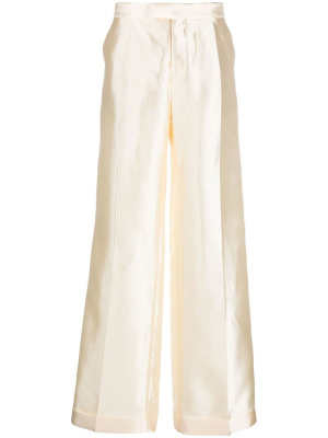 

Straight-leg silk trousers, Maison Margiela Straight-leg silk trousers