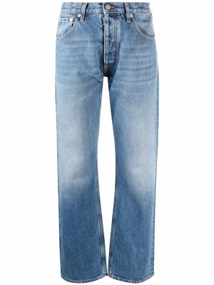 

Mid-rise straight-leg jeans, Maison Margiela Mid-rise straight-leg jeans