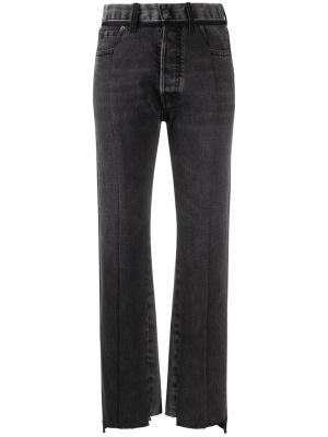 

Contrast panel jeans, Maison Margiela Contrast panel jeans