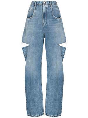 

Distressed straight-leg jeans, Maison Margiela Distressed straight-leg jeans