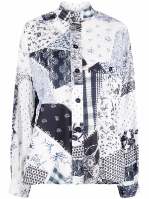 

Patchwork printed shirt, Maison Margiela Patchwork printed shirt