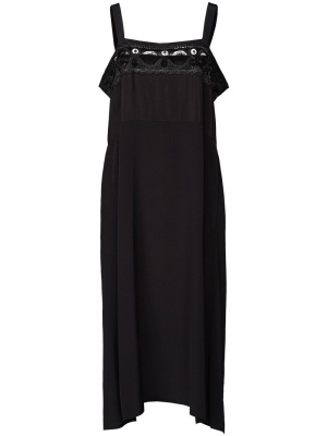 

Embroidered midi dress, Maison Margiela Embroidered midi dress