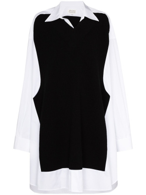

Panelled shirt dress, Maison Margiela Panelled shirt dress