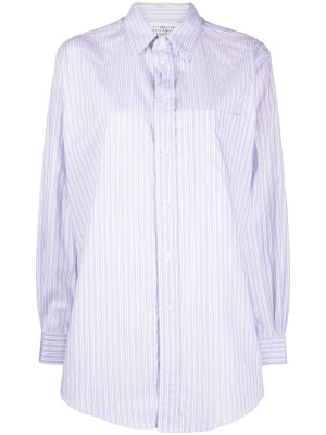 

Oversized stripe-print shirt, Maison Margiela Oversized stripe-print shirt