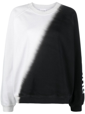 

Logo-print tie-dye cotton sweatshirt, Chloé Logo-print tie-dye cotton sweatshirt