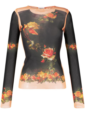 

Fleurs Petit Grand-print top, Jean Paul Gaultier Fleurs Petit Grand-print top