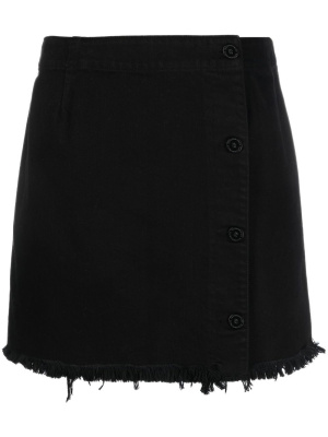 

Frayed-hem miniskirt, Raf Simons Frayed-hem miniskirt