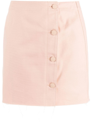 

Frayed cotton miniskirt, Raf Simons Frayed cotton miniskirt