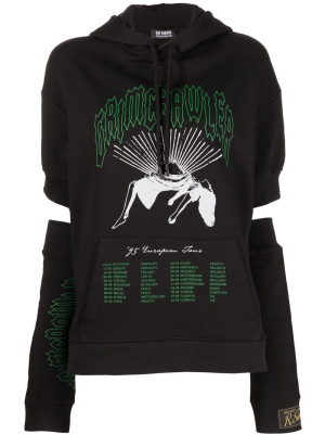 

Grimrawler-print hoodie, Raf Simons Grimrawler-print hoodie