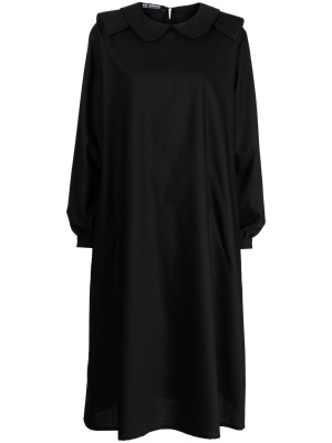 

Rounded-collar midi dress, Raf Simons Rounded-collar midi dress