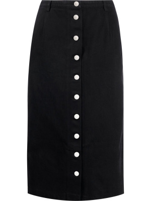 

Button-down midi skirt, Raf Simons Button-down midi skirt