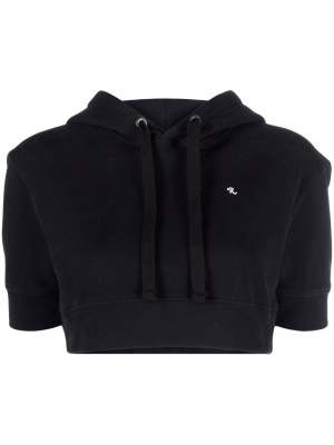 

Cropped short-sleeve hoodie, Raf Simons Cropped short-sleeve hoodie