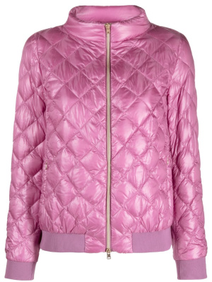 

Diamond-quilted bomber jacket, Herno Diamond-quilted bomber jacket