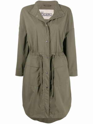 

Drawstring waist parka coat, Herno Drawstring waist parka coat