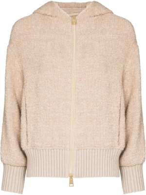 

Crimpy zip-fastening hoodie, Herno Crimpy zip-fastening hoodie