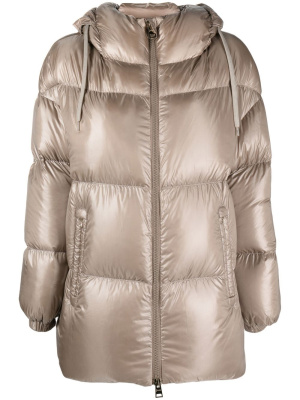 

Hooded padded mid-length jacket, Herno Hooded padded mid-length jacket