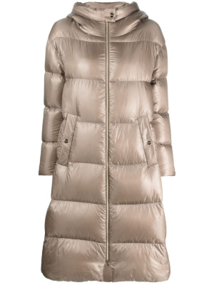 

Quilted padded zipped coat, Herno Quilted padded zipped coat