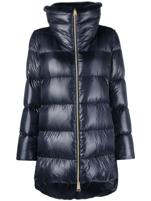 

Ultralight faux-fur detail puffer coat, Herno Ultralight faux-fur detail puffer coat