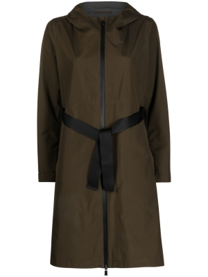 

Hooded belted coat, Herno Hooded belted coat