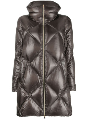 

Diamond-quilted padded coat, Herno Diamond-quilted padded coat
