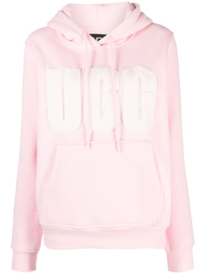 

Rey fuzzy-logo hoodie, UGG Rey fuzzy-logo hoodie