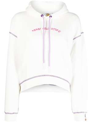 

Graphic-print logo hoodie, *BABY MILO® STORE BY *A BATHING APE® Graphic-print logo hoodie