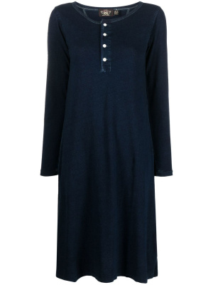 

Henley long-sleeve dress, Ralph Lauren RRL Henley long-sleeve dress