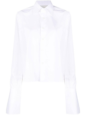 

Double-cuffs cotton shirt, WOERA Double-cuffs cotton shirt
