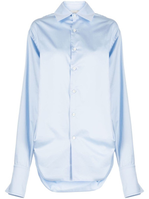 

Drawstring cotton shirt, WOERA Drawstring cotton shirt