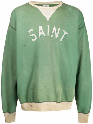 

Logo-print sweatshirt, SAINT MXXXXXX Logo-print sweatshirt