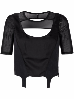 

Cut-out detail T-shirt, MCQ Cut-out detail T-shirt