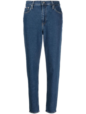 

Logo-patch tapered jeans, Calvin Klein Jeans Logo-patch tapered jeans
