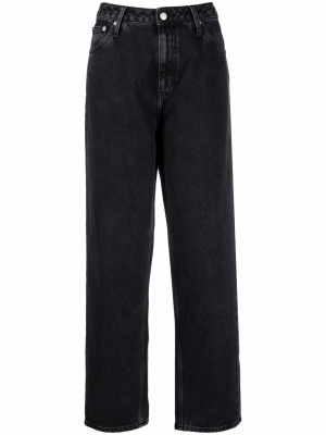 

High-waisted straight leg jeans, Calvin Klein Jeans High-waisted straight leg jeans