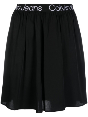 

Logo-waist mini skirt, Calvin Klein Jeans Logo-waist mini skirt