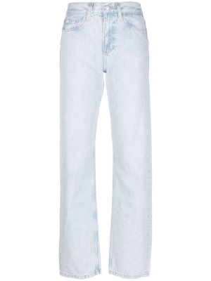 

High-rise straight-leg jeans, Calvin Klein Jeans High-rise straight-leg jeans