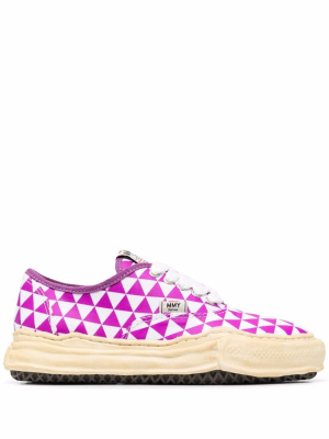 

Geometric-print sneakers, Maison Mihara Yasuhiro Geometric-print sneakers
