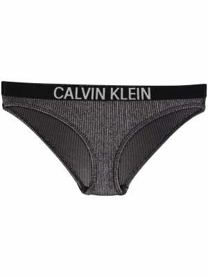 

Logo-waistband bikini bottoms, Calvin Klein Logo-waistband bikini bottoms