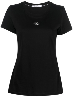 

Logo-print cotton T-shirt, Calvin Klein Logo-print cotton T-shirt