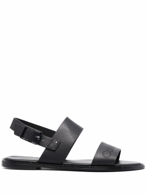 

Perforated logo detail sandals, Calvin Klein Perforated logo detail sandals