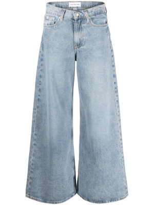 

Low-rise wide leg jeans, Calvin Klein Low-rise wide leg jeans