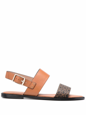

Logo-print sandals, Calvin Klein Logo-print sandals
