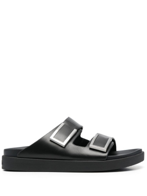 

Leather buckle sandals, Calvin Klein Leather buckle sandals