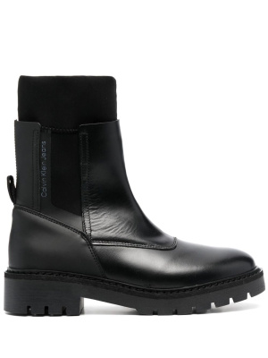 

High-ankle leather Chelsea boots, Calvin Klein High-ankle leather Chelsea boots