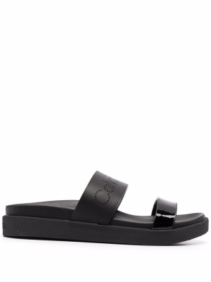 

Perforated-logo slides, Calvin Klein Perforated-logo slides